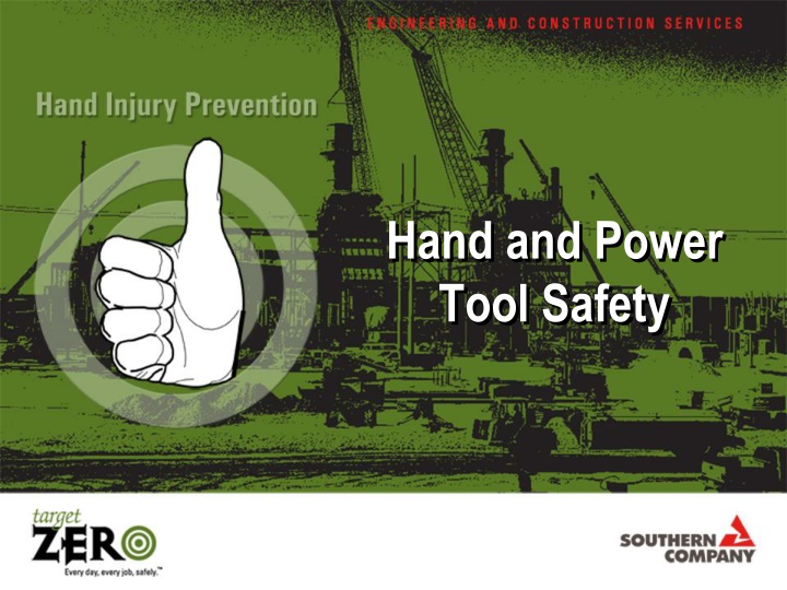 Hand and Power Tool Safety: Regulations and General Precautions