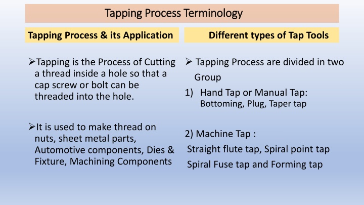 Comprehensive Guide to Electric Tapping Machines & Their Applications
