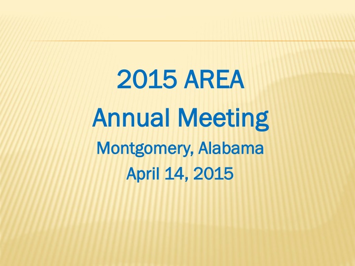 Alabama Rural Electric Cooperative Self-Insured Plan (ARECSIP) Overview