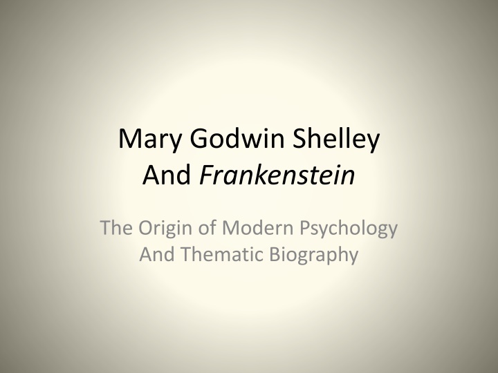 Mary Shelley, William Godwin, and Mary Wollstonecraft: Pioneers of Modern Thought