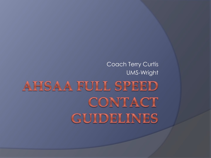 AHSAA Football Contact Guidelines & Regulations