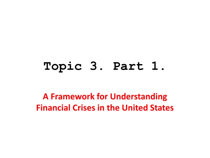 Financial Crises in the United States: A Comprehensive Analysis