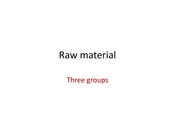 Raw Materials in Ceramic Production