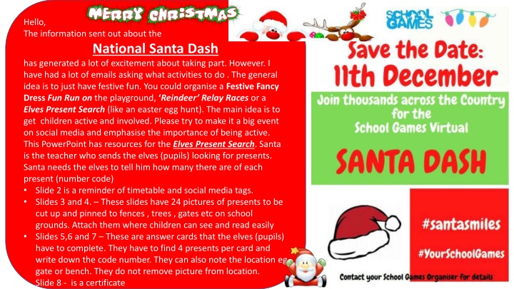 Fun and Festive Activities for the National Santa Dash Event