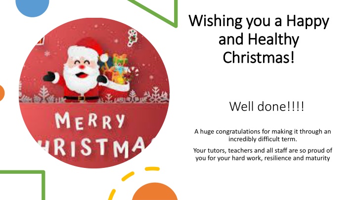 Encouraging Message for Students After a Challenging Term