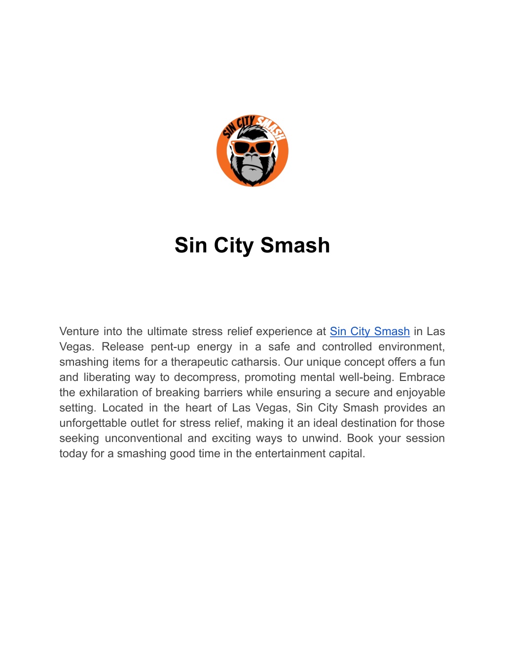 sin city smash l.w