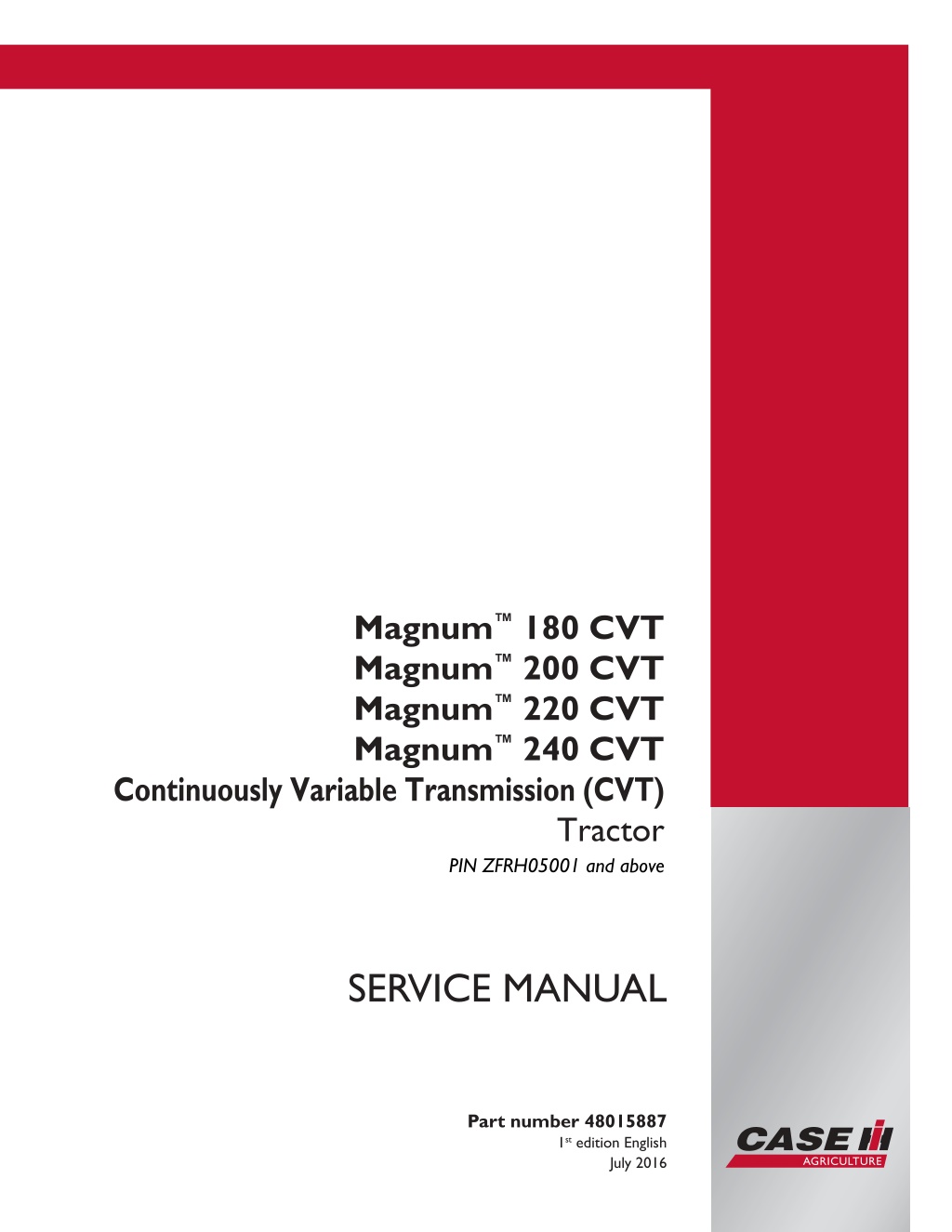 magnum 180 cvt magnum 200 cvt magnum l.w