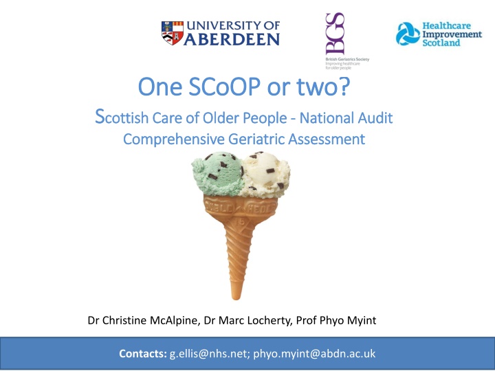 University of Aberdeen Geriatric Assessment Audit Report