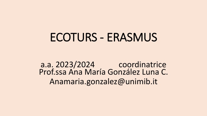 Ecoturs Erasmus