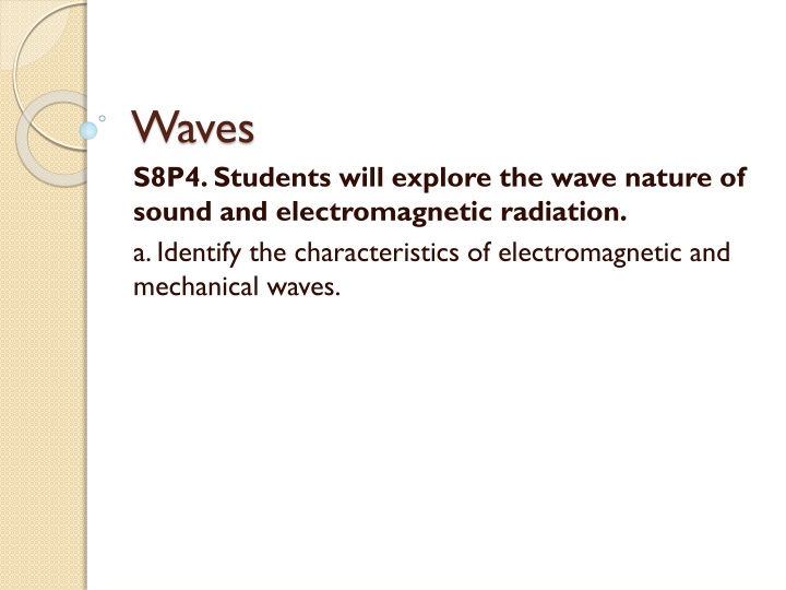 Waves: Characteristics and Types Explained