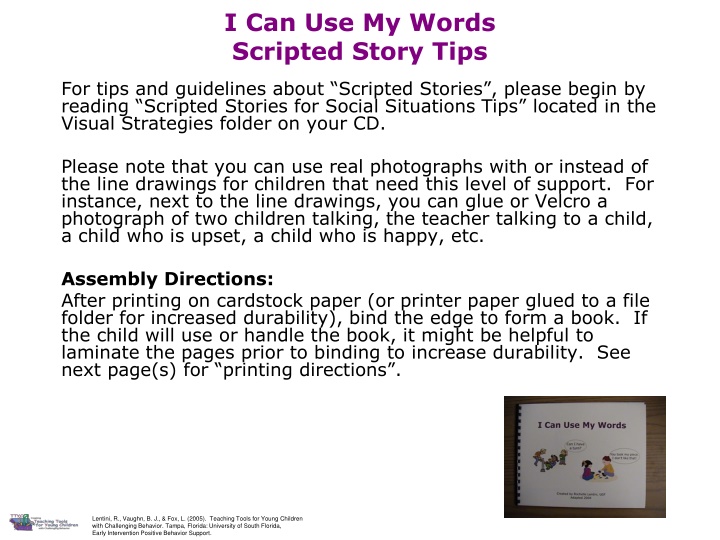 Enhancing Communication Skills Through Scripted Stories