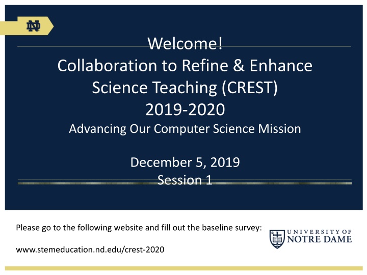 Enhancing Science Teaching through CREST 2019-2020 Session