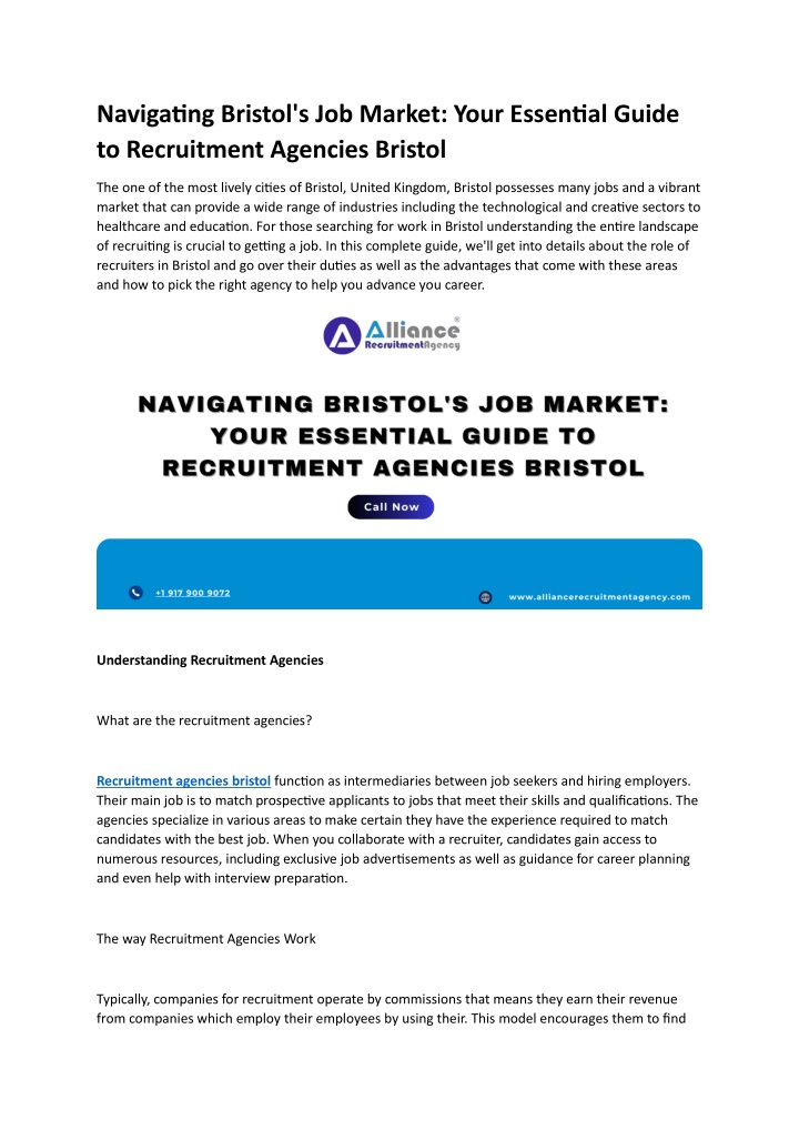 navigating bristol s job market your essential n.w