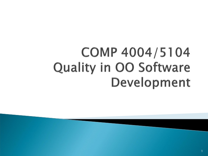 Software Development Processes in Java Testing
