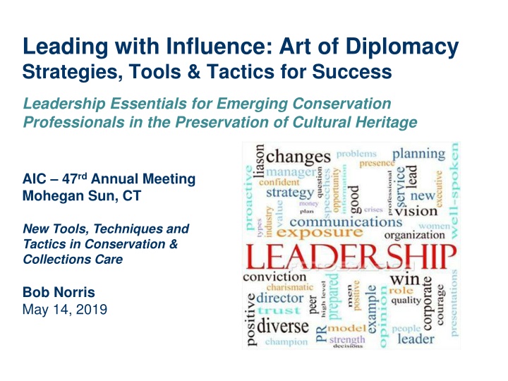 Mastering Diplomacy and Influence for Effective Leadership in Conservation