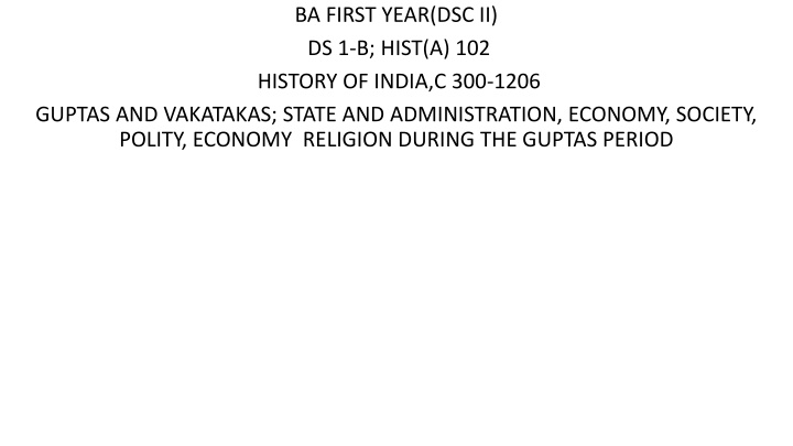 Emergence and Expansion of Powers Before the Guptas