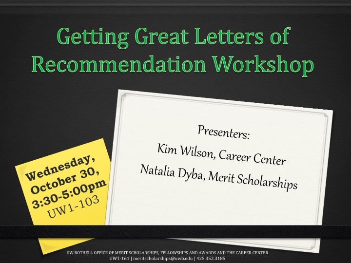 Tips for Obtaining Great Letters of Recommendation