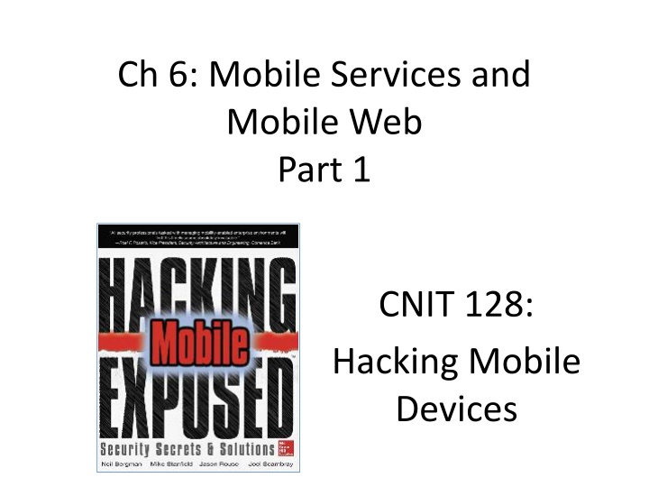 Server-Side Technologies and Security Vulnerabilities in Mobile Services