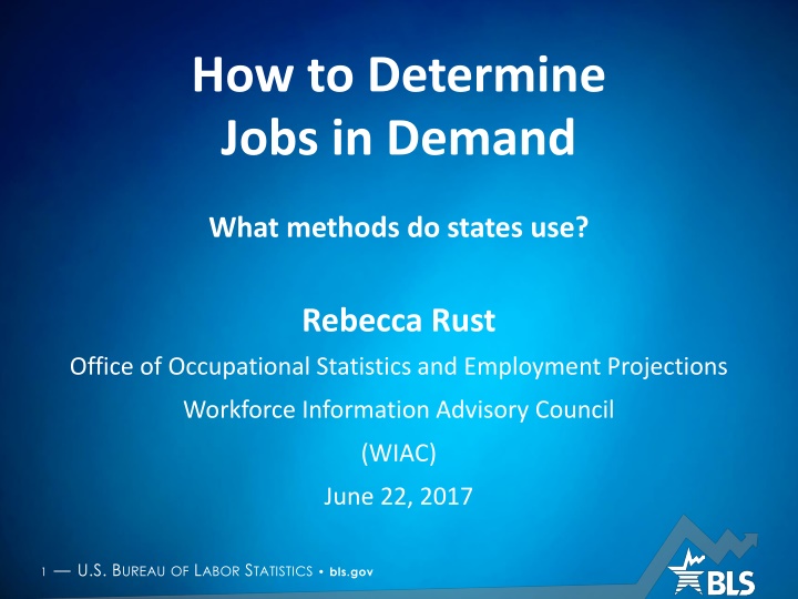 Methods for Determining In-Demand Jobs