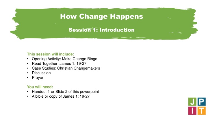 Inspiring Change Through Christian Changemakers
