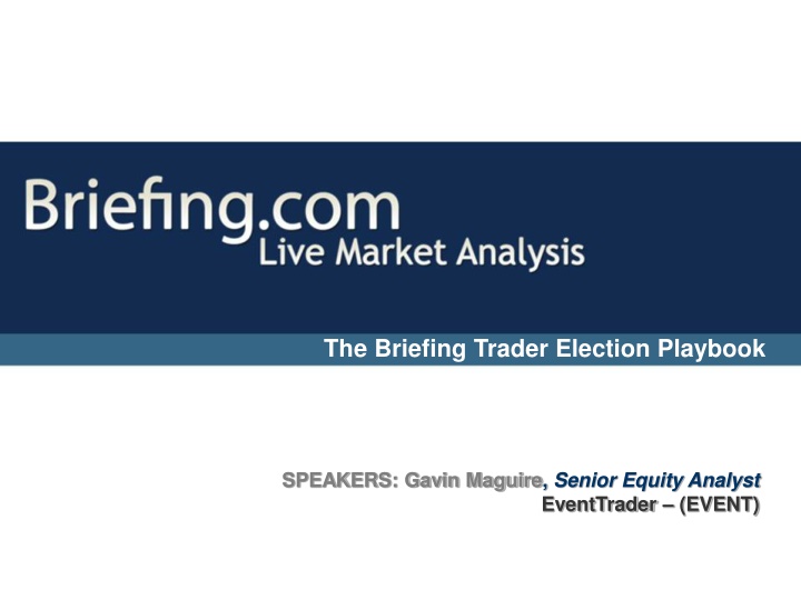 Insights on Elections, Markets, and Your Portfolio: An Analyst's Playbook