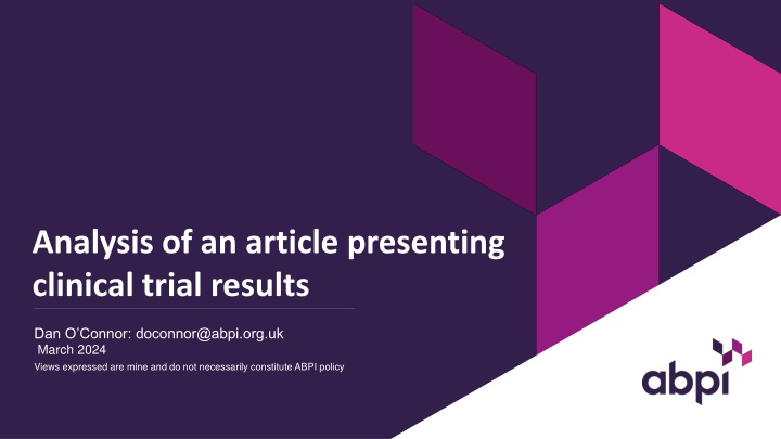 Analyzing Clinical Trial Results for Rare Diseases: Challenges, Highlights & Missing Data