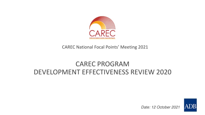 CAREC Program Development Effectiveness Review 2020 Summary