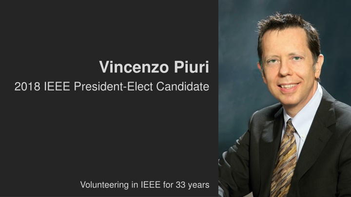 Vincenzo Piuri: Vision for IEEE Presidency and Technical Leadership