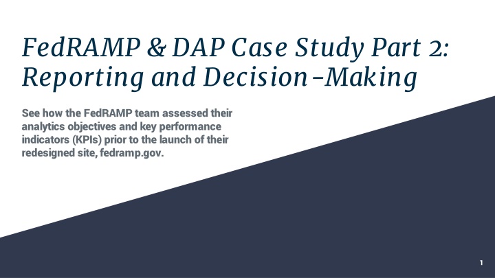 Enhancing Website Analytics: FedRAMP Case Study Part 2