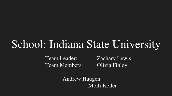 Disability Mentorship Program at Indiana State University
