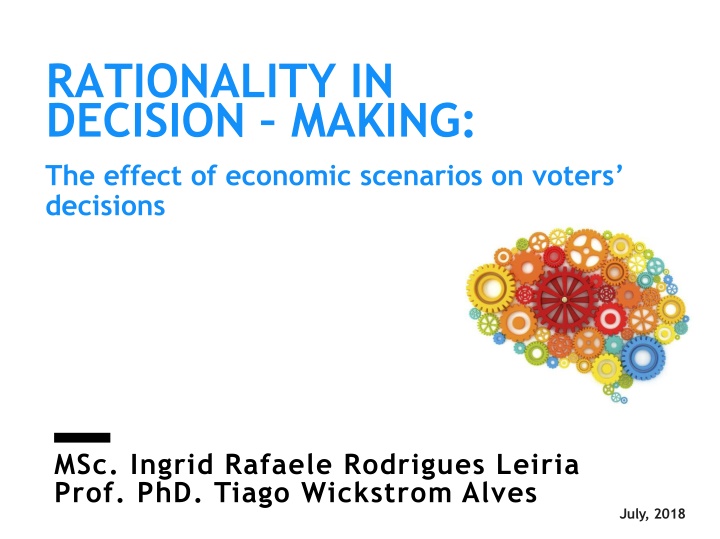 Analyzing Economic Scenarios' Impact on Voters' Decision Making