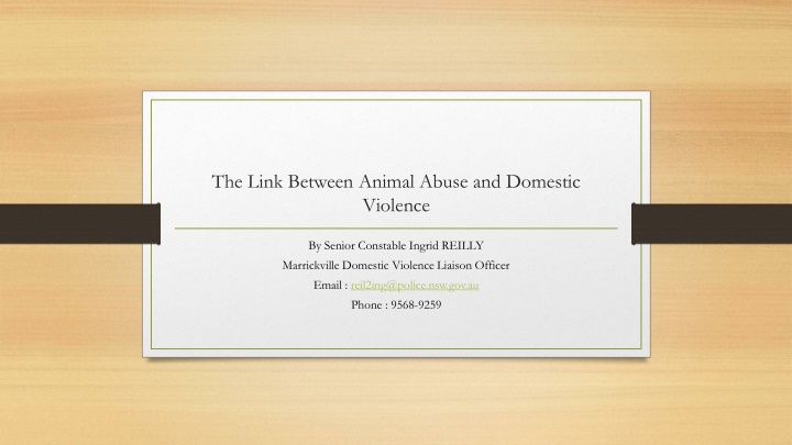The Link Between Animal Abuse and Domestic Violence: Understanding the Connection