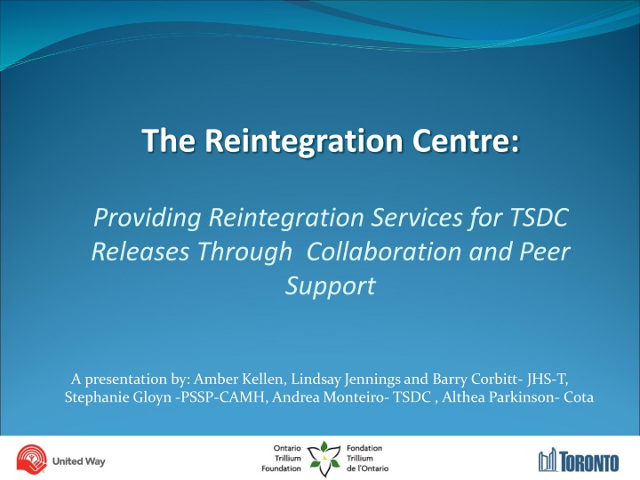 The Reintegration Centre: Addressing Challenges in Reintegrating TSDC Releases