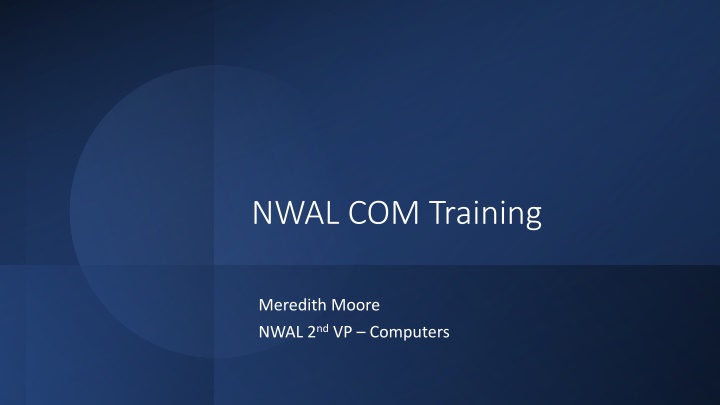 NWAL.COM Training and Certification Guidelines