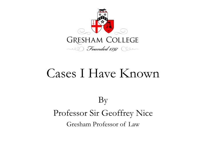 Insights into Disciplinary Measures and Naval Life By Professor Sir Geoffrey Nice