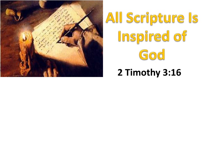 the Inspiration of Scriptures and its Significance