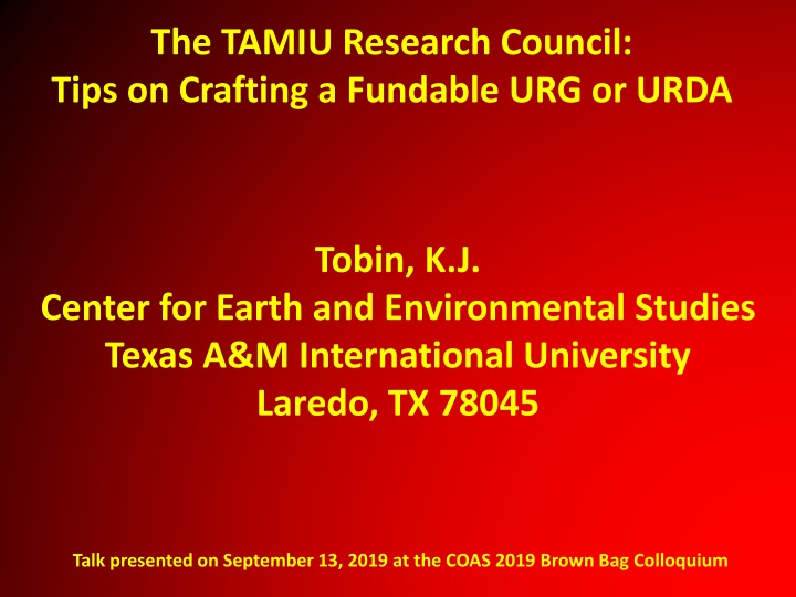 Crafting Fundable Research Grants: Tips and Strategies