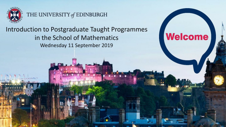 Postgraduate Taught Programmes Overview