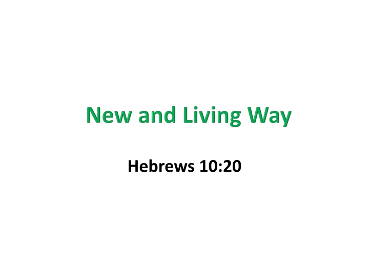 Boldness to Enter the Holiest: Insights from Hebrews 10:20