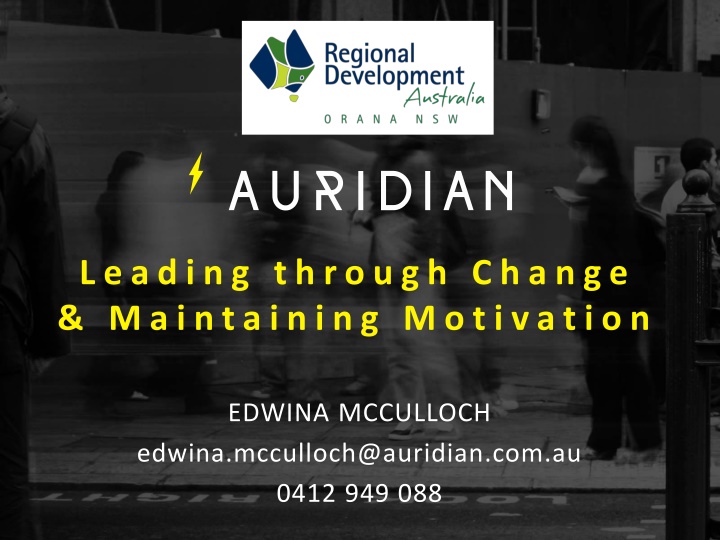 Change, Motivation, and Performance Psychology