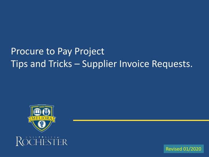 Efficient Supplier Invoice Request Process Tips and Tricks
