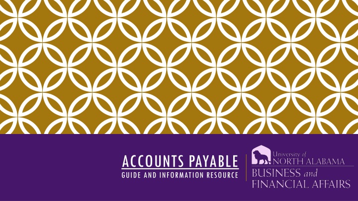 University of North Alabama Accounts Payable Guidelines
