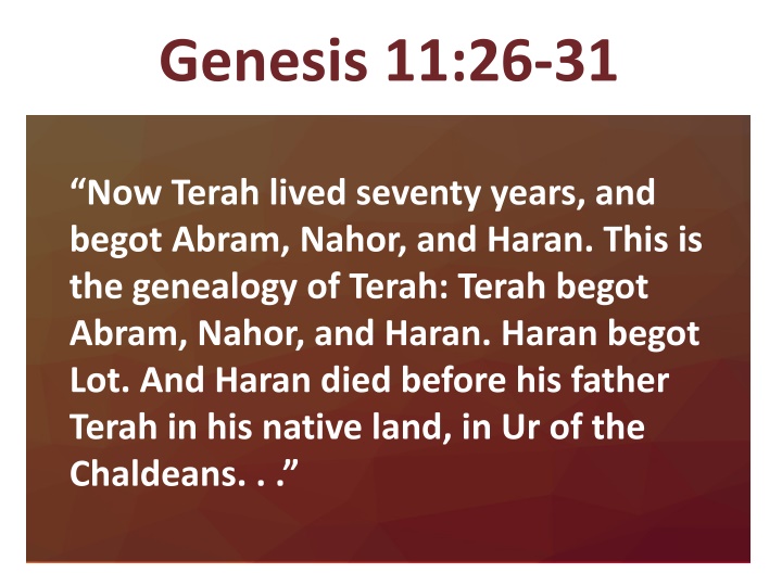 Trust and Obey: The Faith of Abraham Explored
