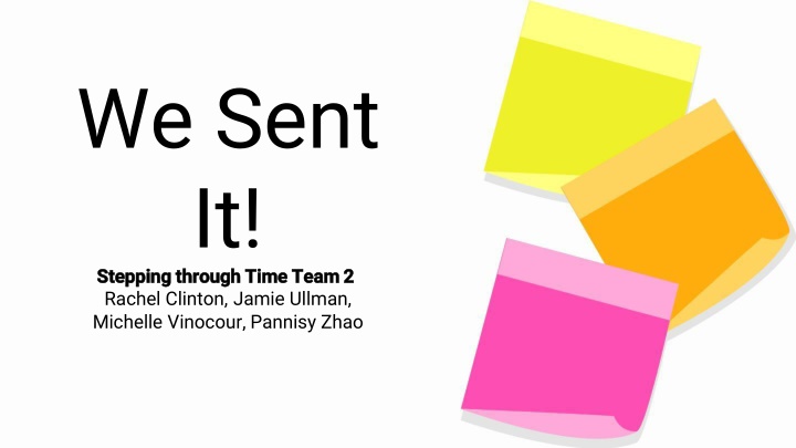 We Sent It! Stepping Through Time Team and Insights Profiles