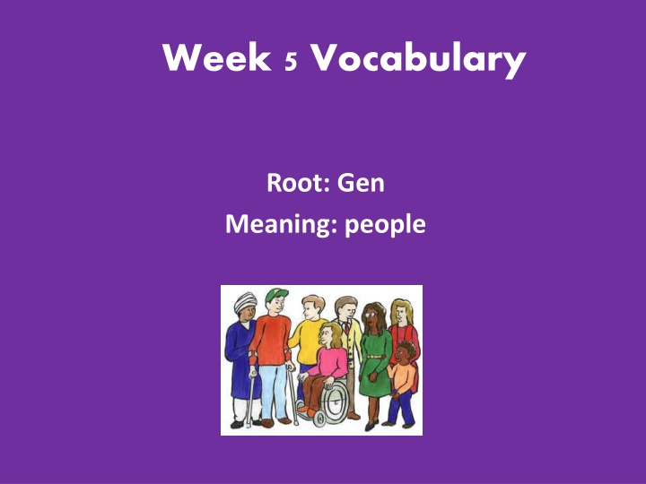 Vocabulary Enrichment: Words Rooted in 
