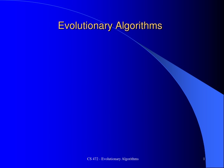 Evolutionary Algorithms in Computer Science