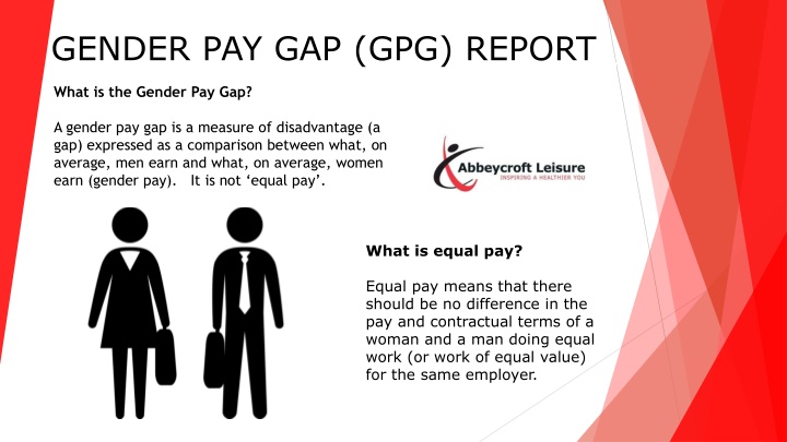 Gender Pay Gap Report at Abbeycroft Leisure