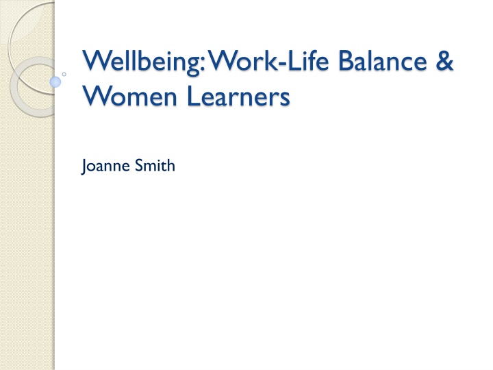 Exploring Wellbeing Benefits Through Learning and Work-Life Balance