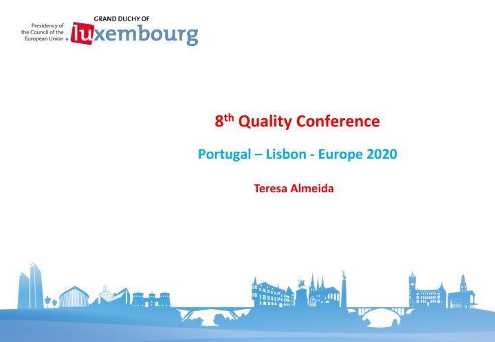 Urban Cohesion Policy in Lisbon: Strategies and Goals for 2020