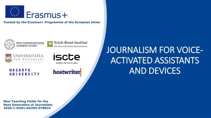 Exploring the Role of Voice-Activated Devices in Journalism Education